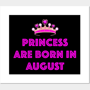 PRINCESS ARE BORN IN AUGUST LGBTQ+ Posters and Art